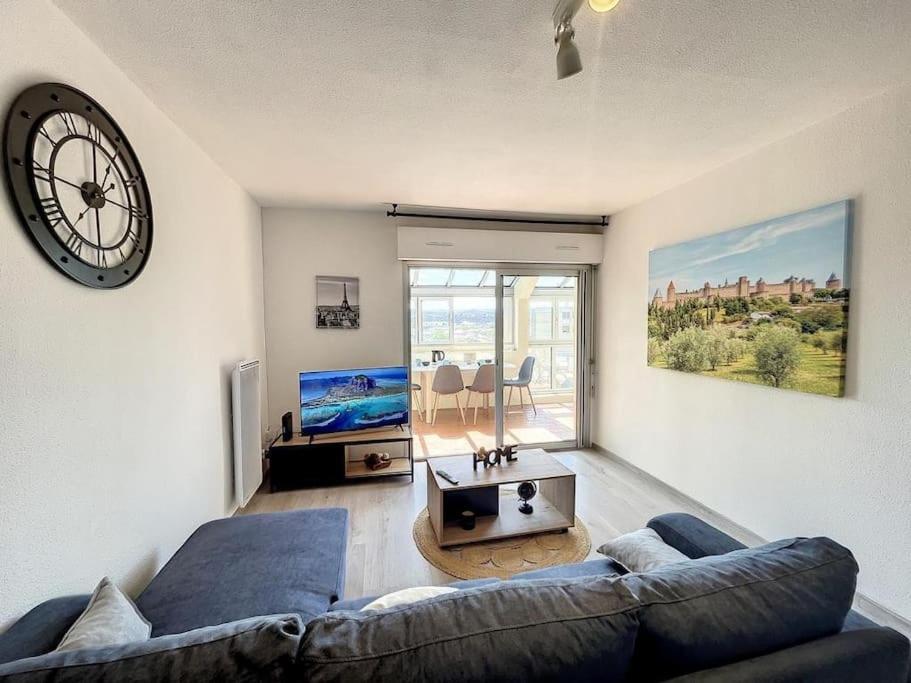 Le Panoramique - Sublime Vue Sur La Cite Apartment Carcassonne Exterior foto